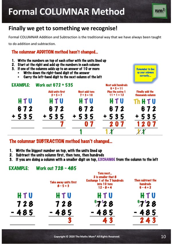 10The Maths Mum Explains - ADDITION & SUBTRACTION copy 5