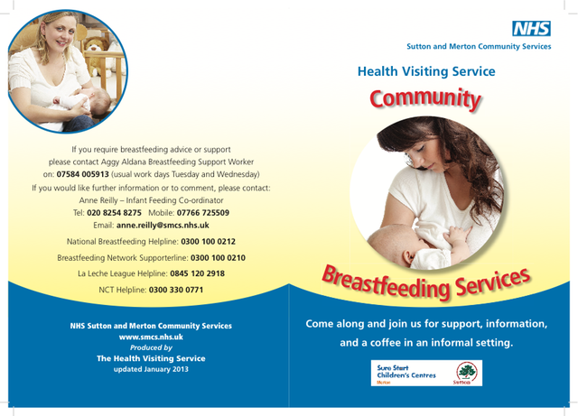 NHS Breast Feeding 4pp A5 2013 copy