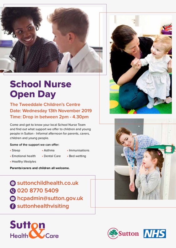 School Nurse event day poster copy