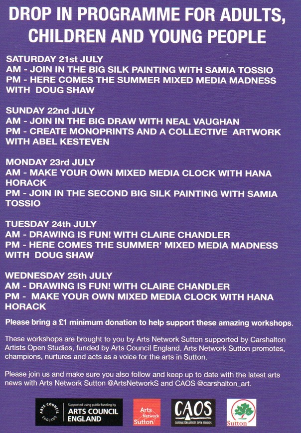 Workshop flyer back