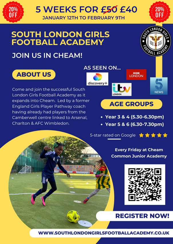 Cheam SLGFA 2024 Flyer