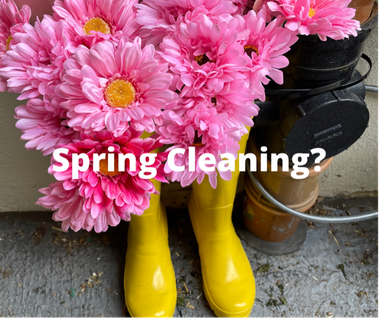 cleaning v decluttering blog pic