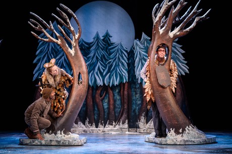 Gruffalo's Child -Owl - L-R Samuel Tracy, Harriet Waters & Maxwell Tyler