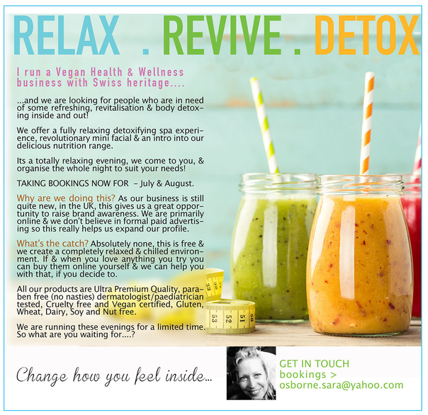 relax. revive. detox POSTER